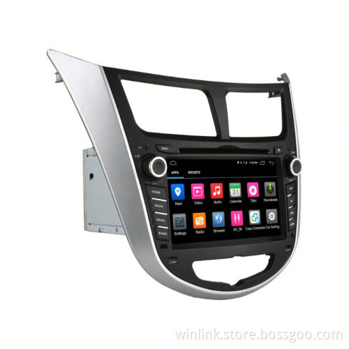 Android 6.0 C500 Quad core car multimedia player for Hyundai Verna Solaris Built in 4G LTE 2G ROM Support DAB TPMS Mirror